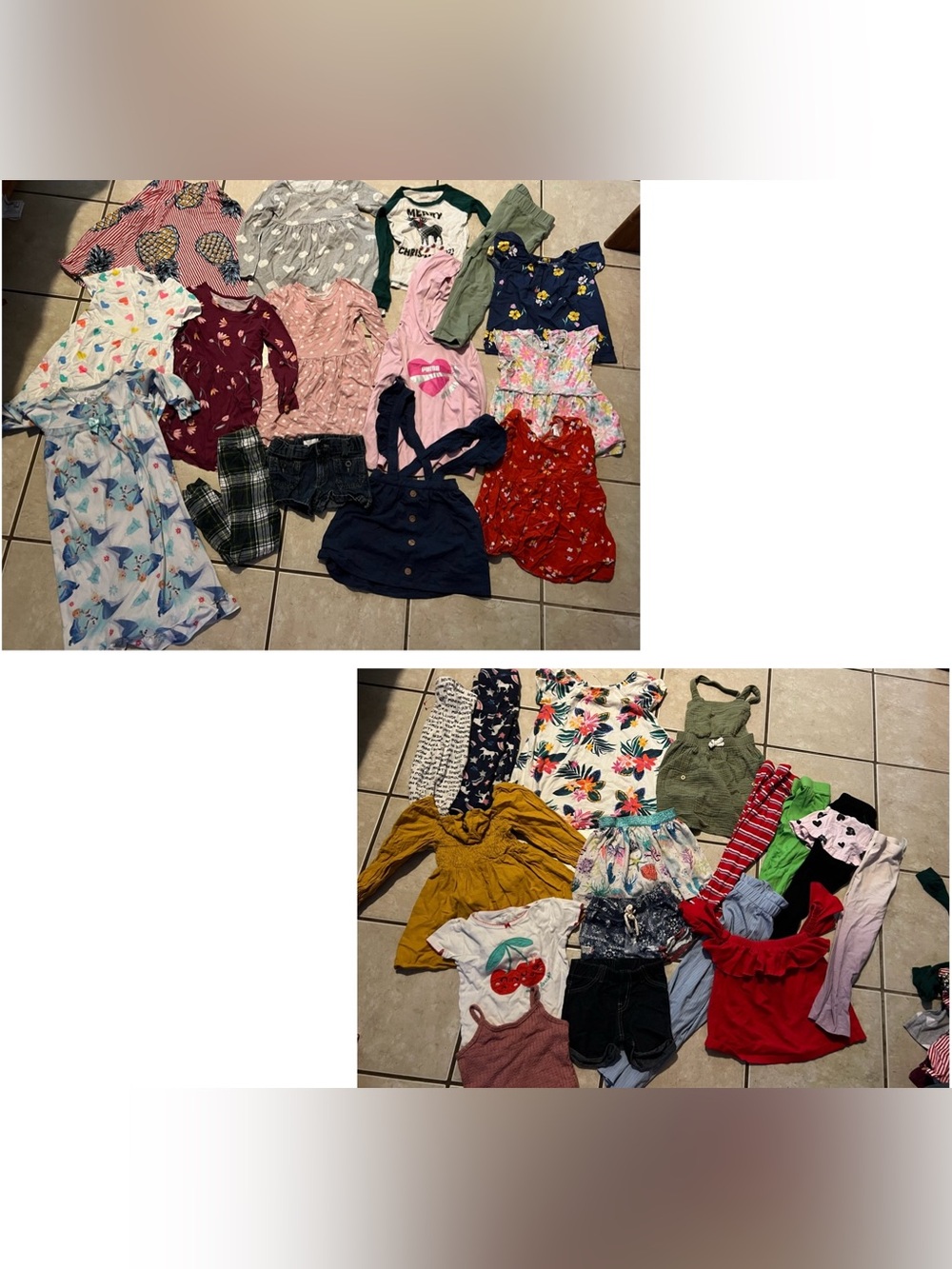 Girls clothing bundle summer clothing bundle size 3t dresses, shirts and more